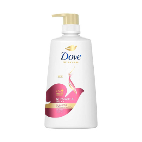 Dove Ultra Care Straight & Silky Shampoo For Frizzy, Unmanageable Hair 680