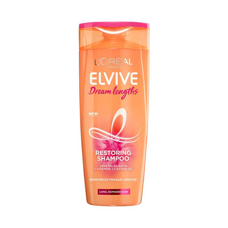 L'Oréal ELVIVE Dream Lengths Restoring Shampoo for Long ...