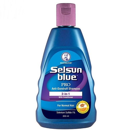 Selsun Blue Pro 2 in 1 Anti-Dandruff Shampoo with Conditioner for Normal Hair