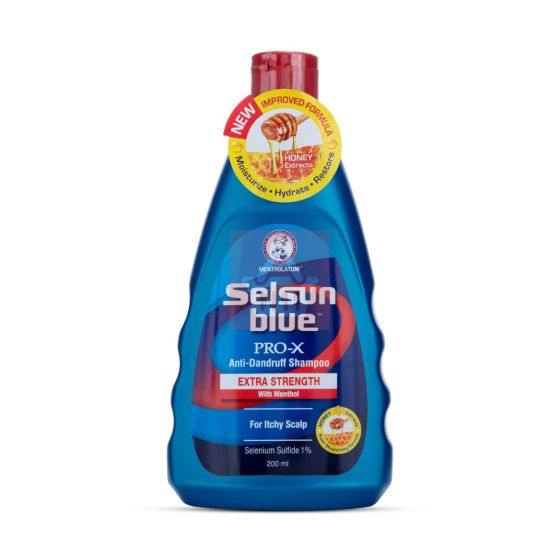 Selsun Blue PRO X Extra Strength Anti Dandruff Shampoo With Menthol 200ml