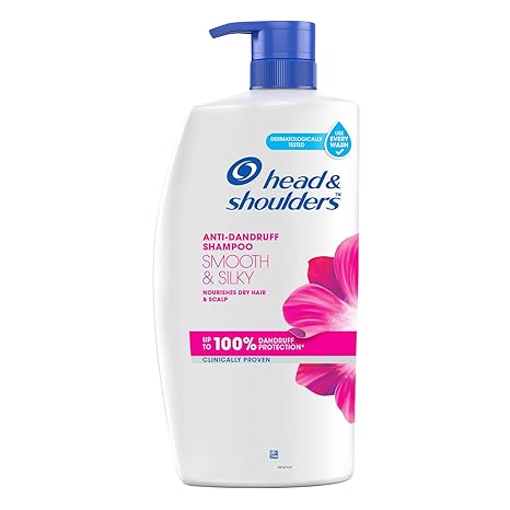Head & Shoulders Smooth And Silky Shampoo, 1L