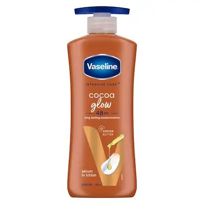 Vaseline Intensive Care Cocoa Glow Body Lotion - With Shea Butter, 400 ml