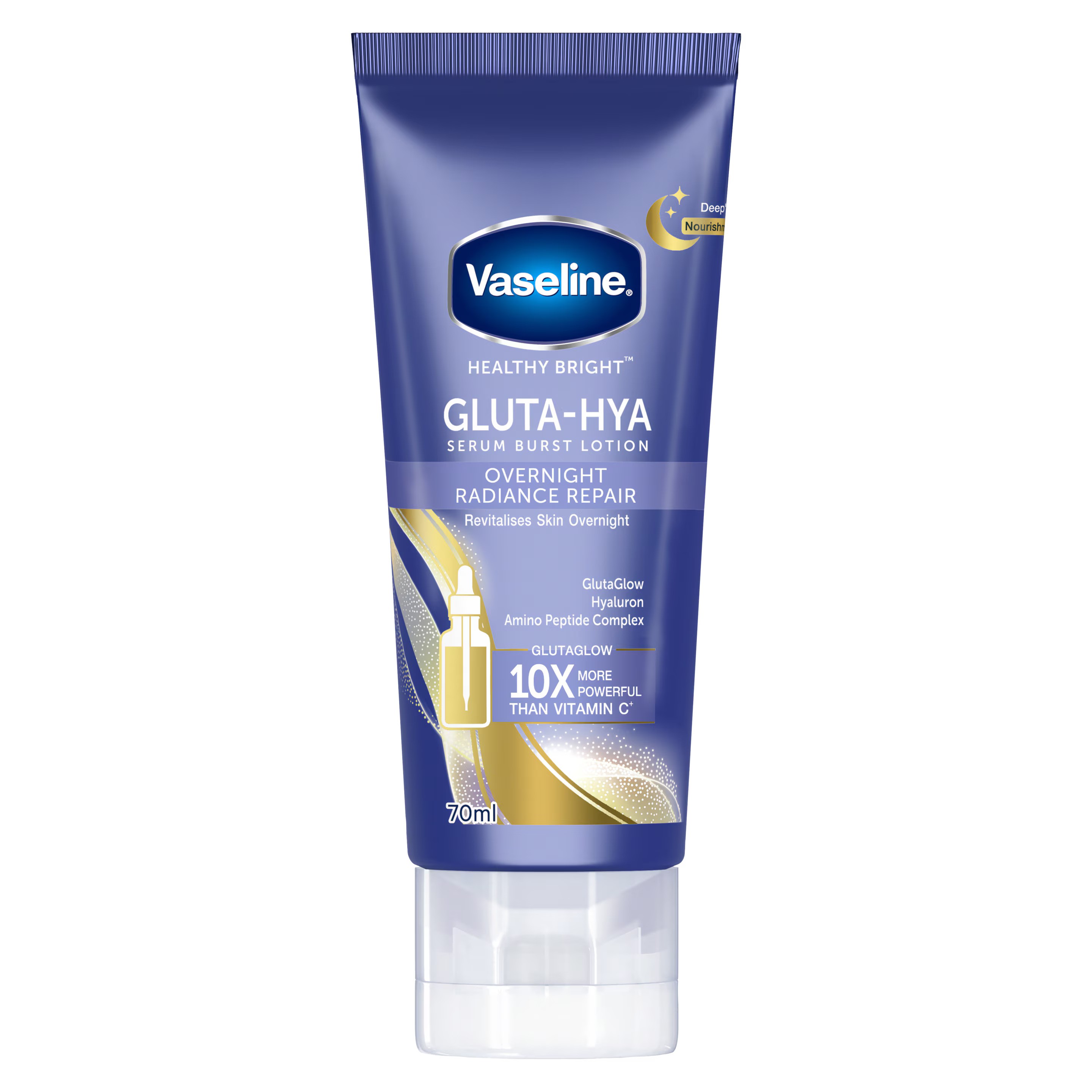 Vaseline® Gluta-Hya Serum Burst Lotion Overnight Radiance Repair – 400ml