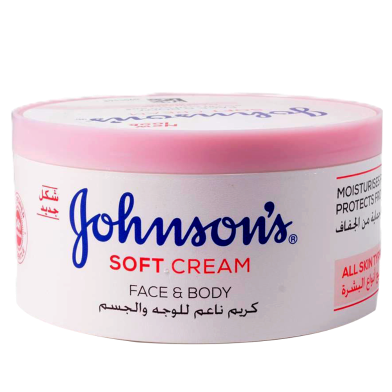 Johnson's Soft Cream Face and Body – 200ml