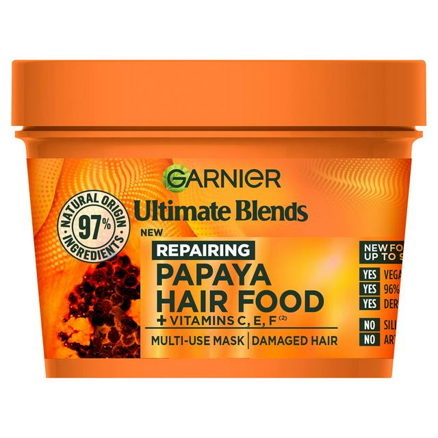 Garnier Ultimate Blends Repairing Hair Food Papaya & Amla 3-in-1 Damaged Hair Mask – 400ml