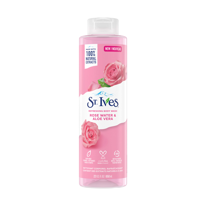 St. Ives Refreshing Body Wash Rose Water & Aloe Vera – 450ml