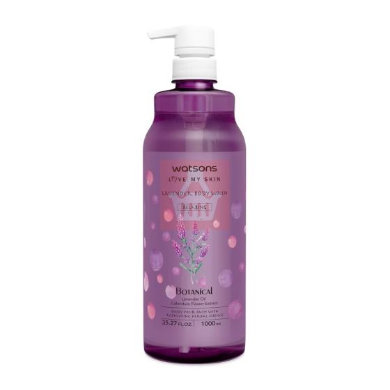 Watson Love My Skin Relaxing Body Wash Lavender – 1000ml