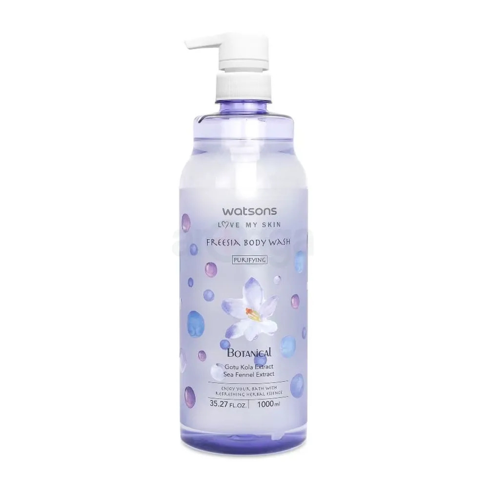 Watson Love My Skin Purifying Body Wash Freesia – 1000ml