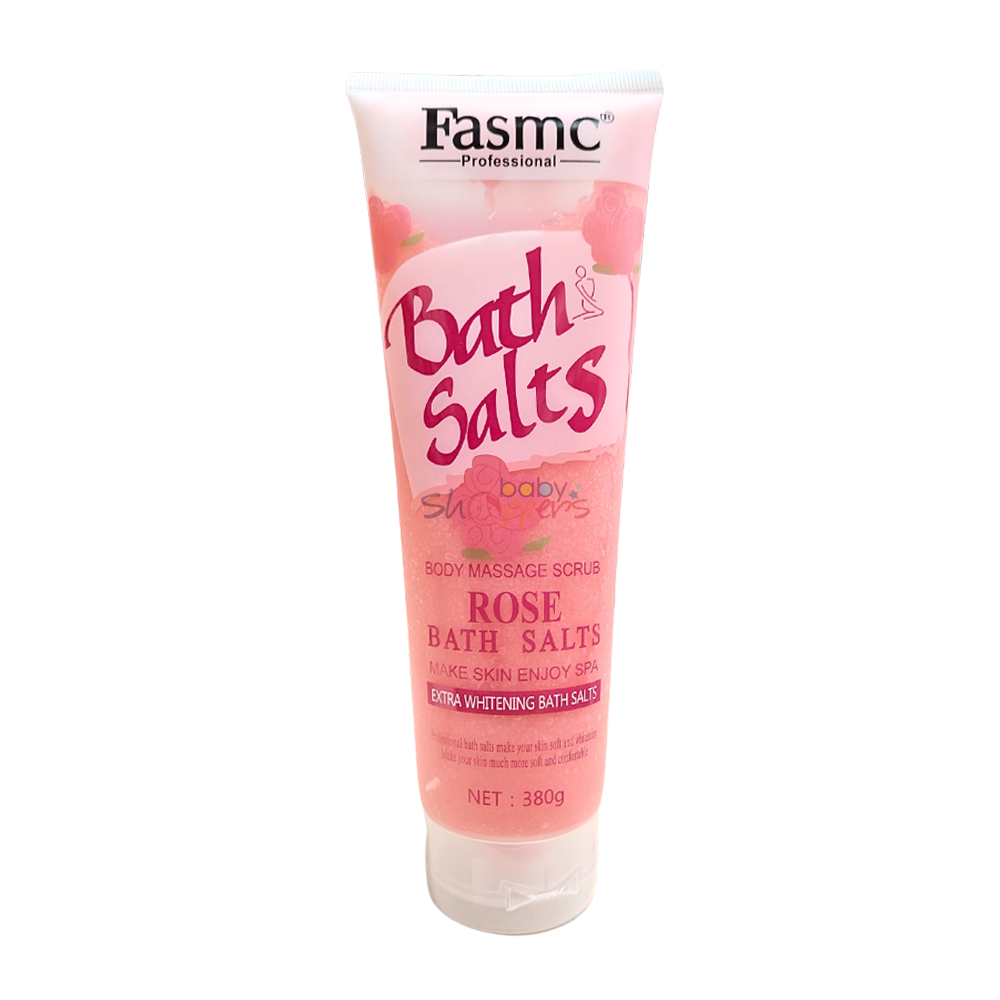 FASMC Bath Salts Body Massage Scrub – Rose – 380g