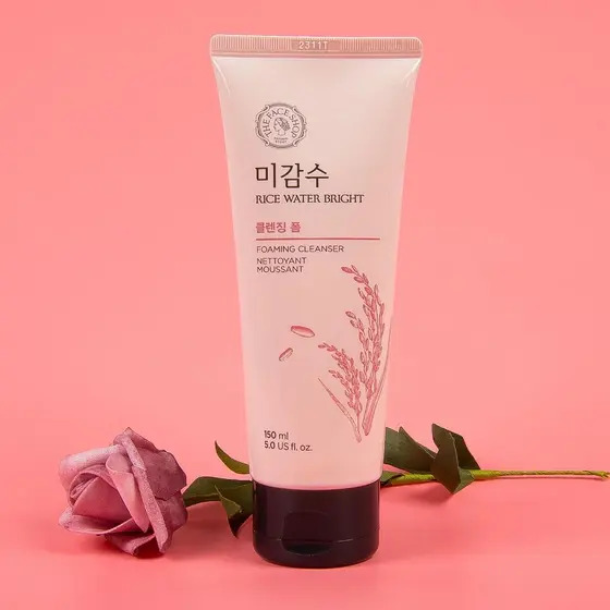 The Face Shop Rice Water Bright Facial Foaming Cleanser – 150ml