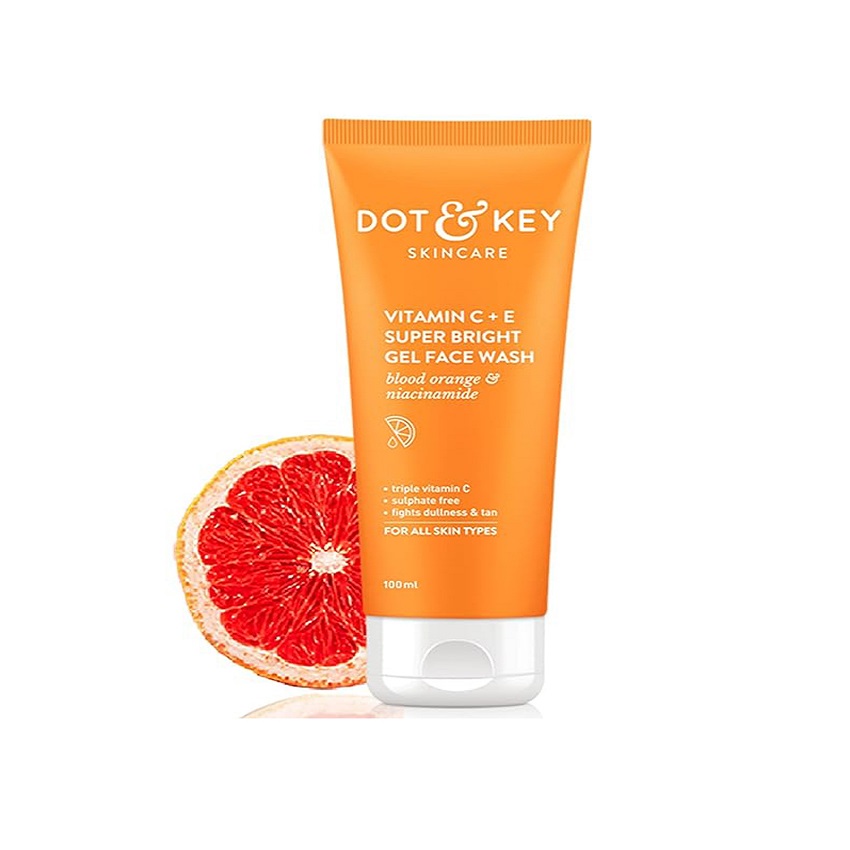 DOT & KEY Vitamin C + E Super Bright Gel Face Wash – 100ml