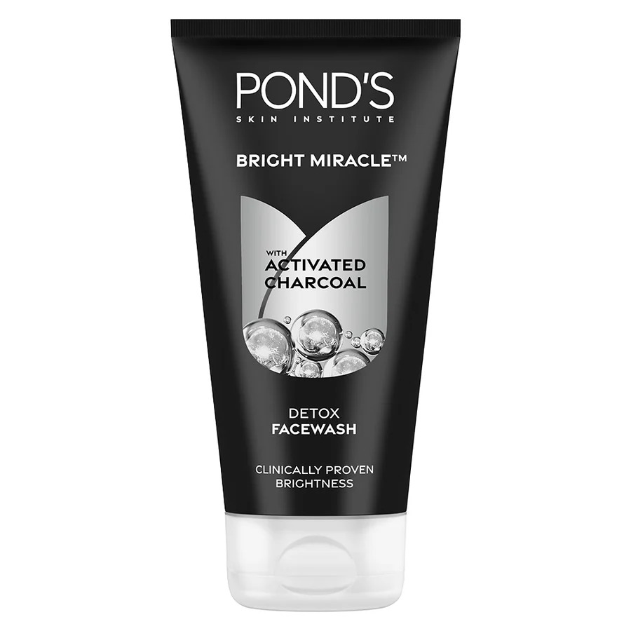 POND’S Bright Miracle Detox Facewash with 10X Power of Charcoal – 100ml
