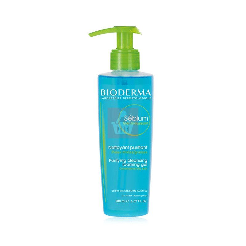 Bioderma Sebium Gel Moussant Purifying Cleansing Foaming Gel – 200ml