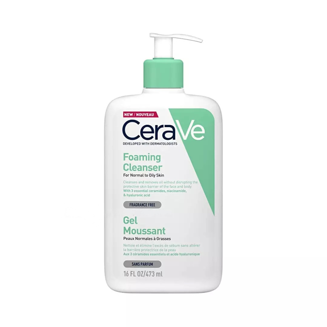 CeraVe Foaming Cleanser For Normal to Oily Skin – 473ml