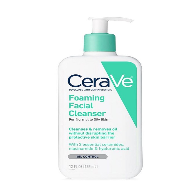 CeraVe Foaming Facial Cleanser (For Normal to Oily Skin) – 237ml