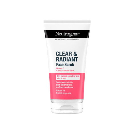 Neutrogena Clear & Radiant Face Scrub – 150ml