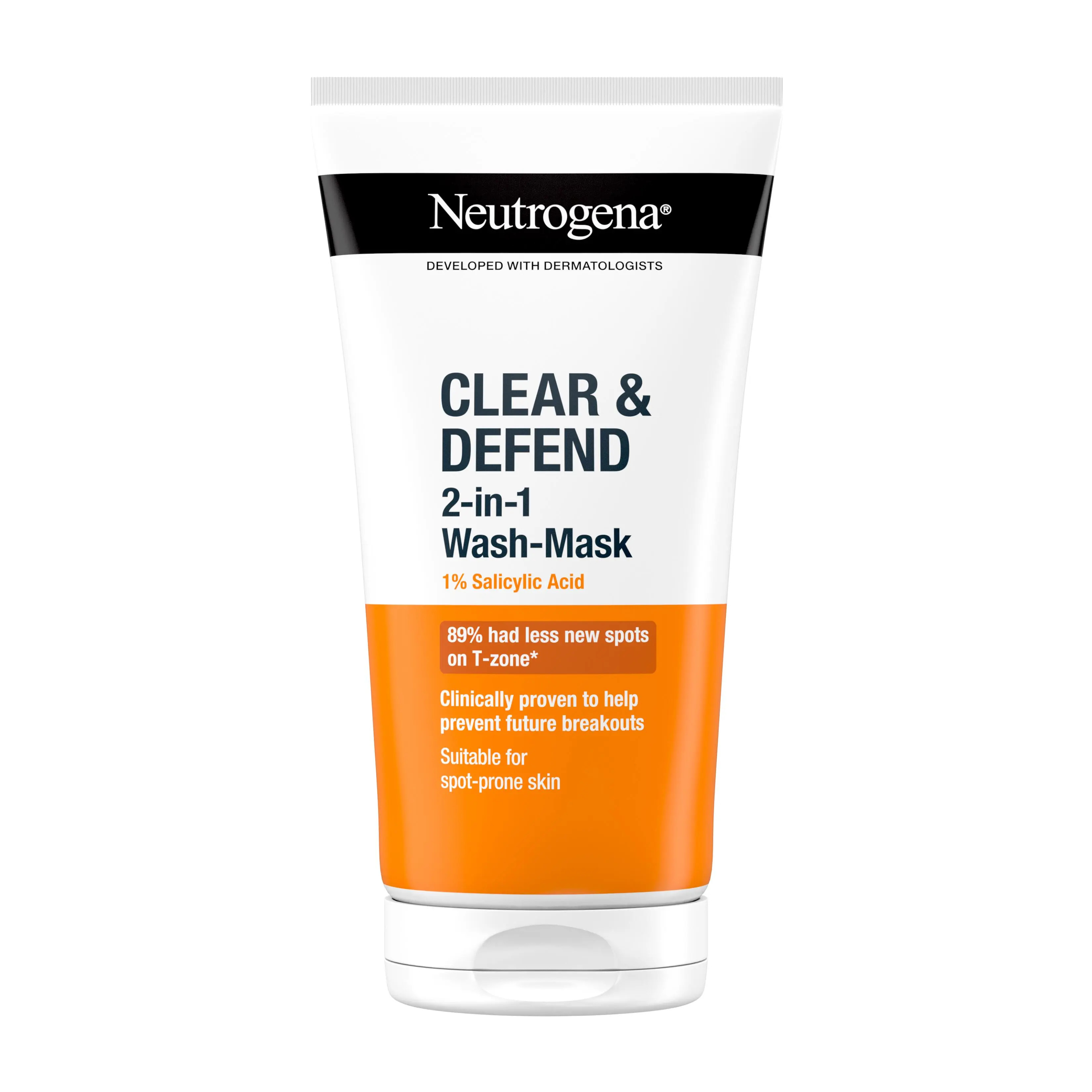 Neutrogena® Clear & Defend 2-in-1 Wash-Mask – 150ml