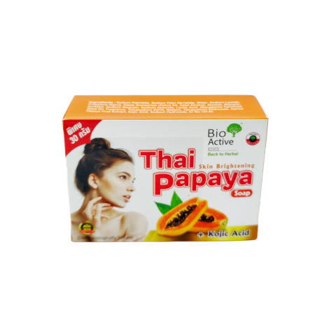 Bio Active Thai Skin Brightening Papaya Soap – 100g