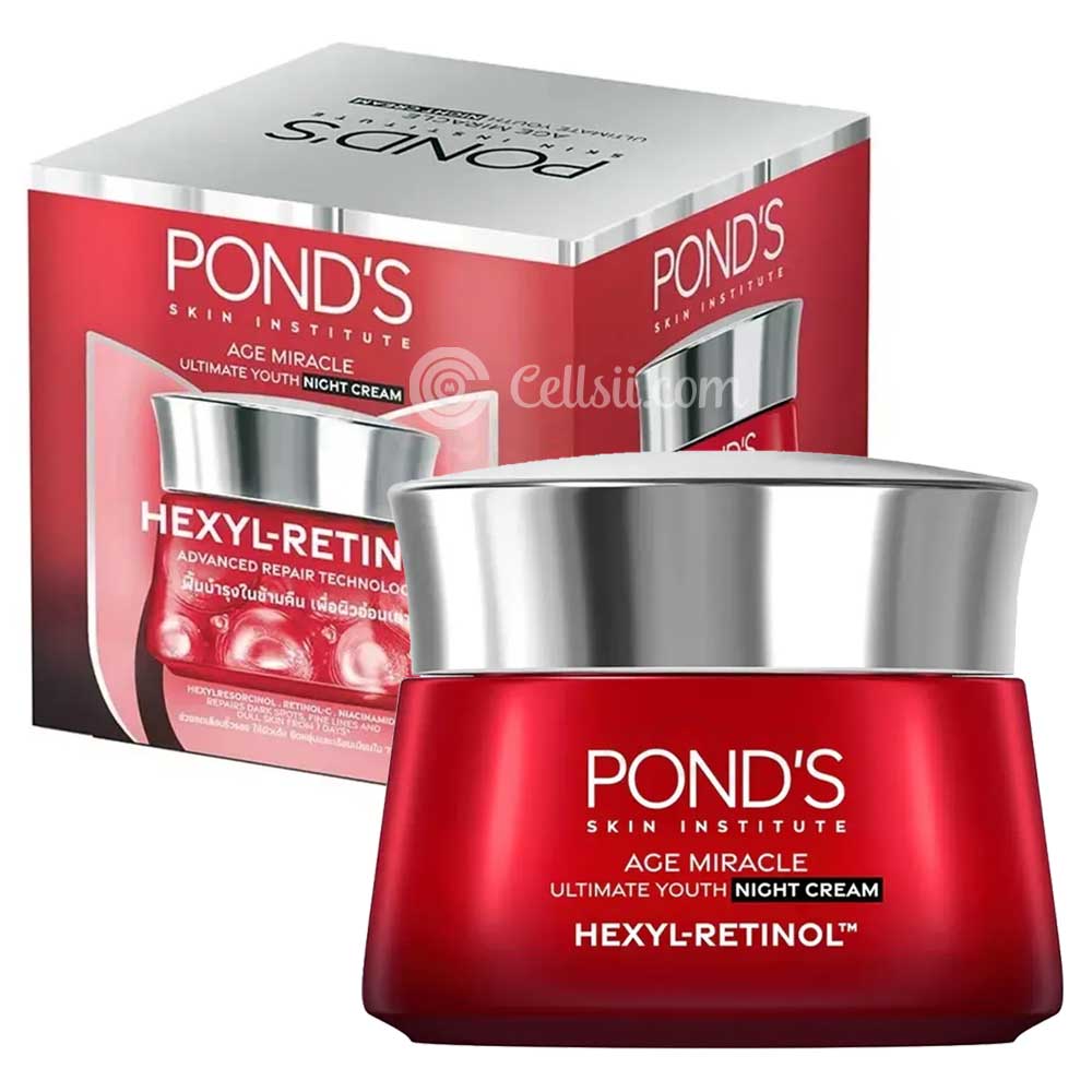 Pond’s Age Miracle Hexyl Retinol Night Cream – 45g