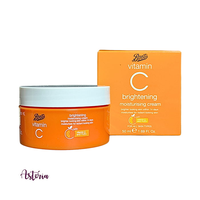 Boots Vitamin C Brightening Moisturising Cream – 50ml