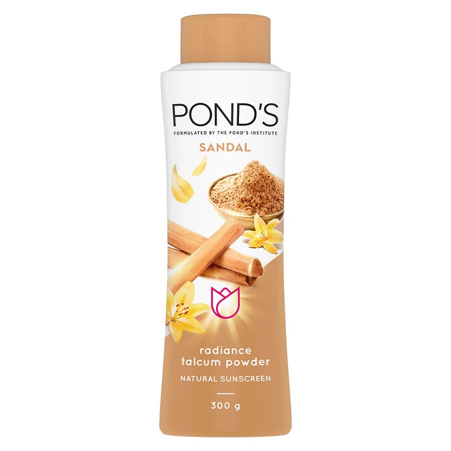 POND'S Sandal Radiance Talcum Powder – Natural Sunscreen – 300g