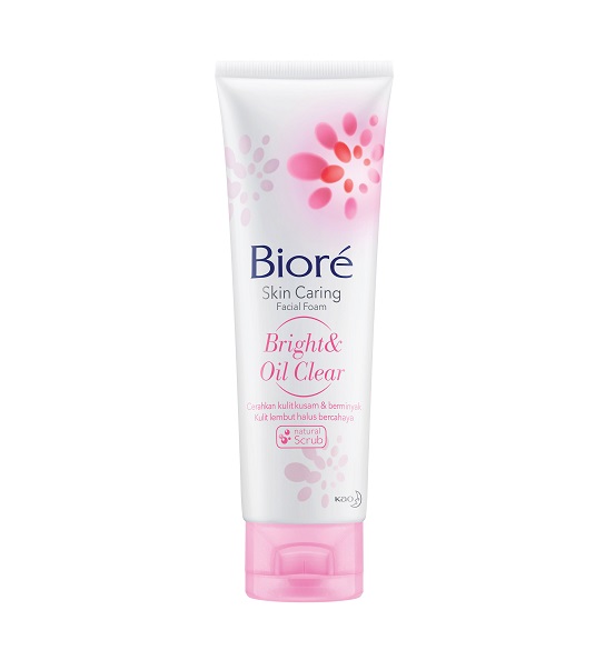 Biore Skin Caring Facial Foam Bright and Oil Clear 100g
