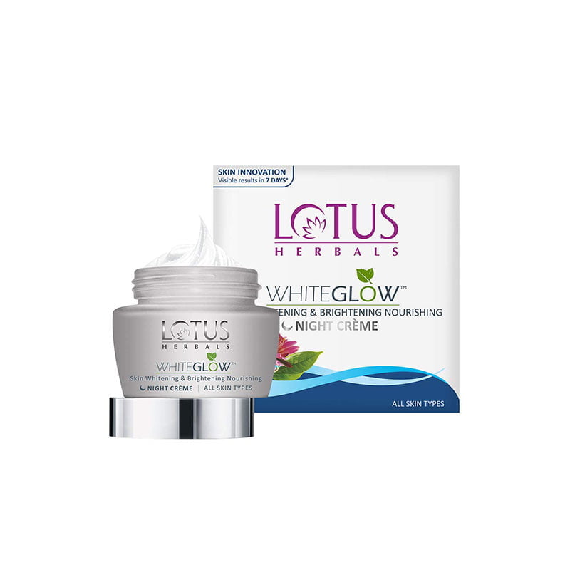 Lotus White Glow Skin Whitening & Brightening Nourishing Night Crème – 60 gm