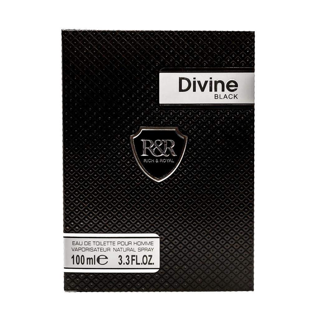 Divine Black Eau De Toilette Pour Homme – 100ml