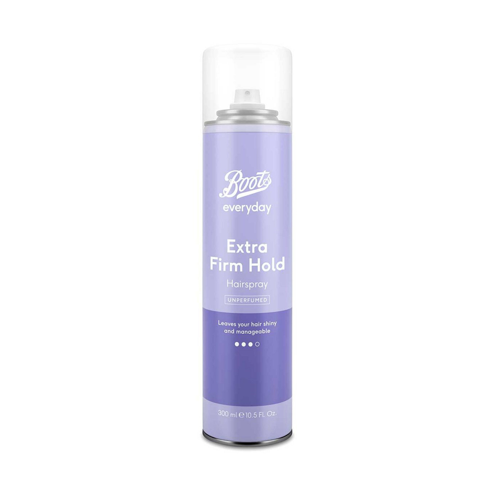 Boots Everyday Unperfumed Hairspray Extra Firm Hold – 300ml