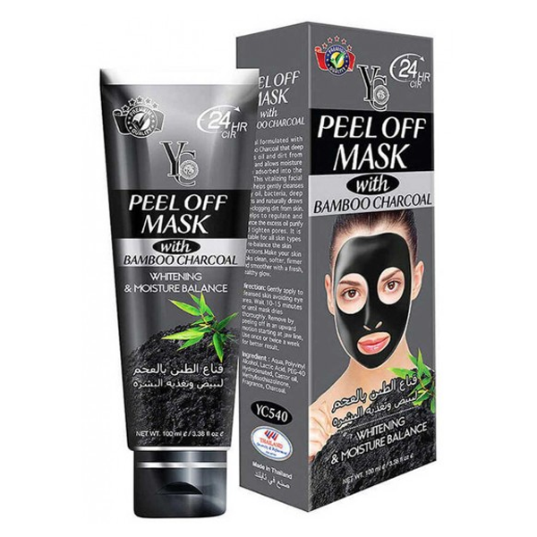 YC Black Mask With Bamboo Charcoal – 100ml