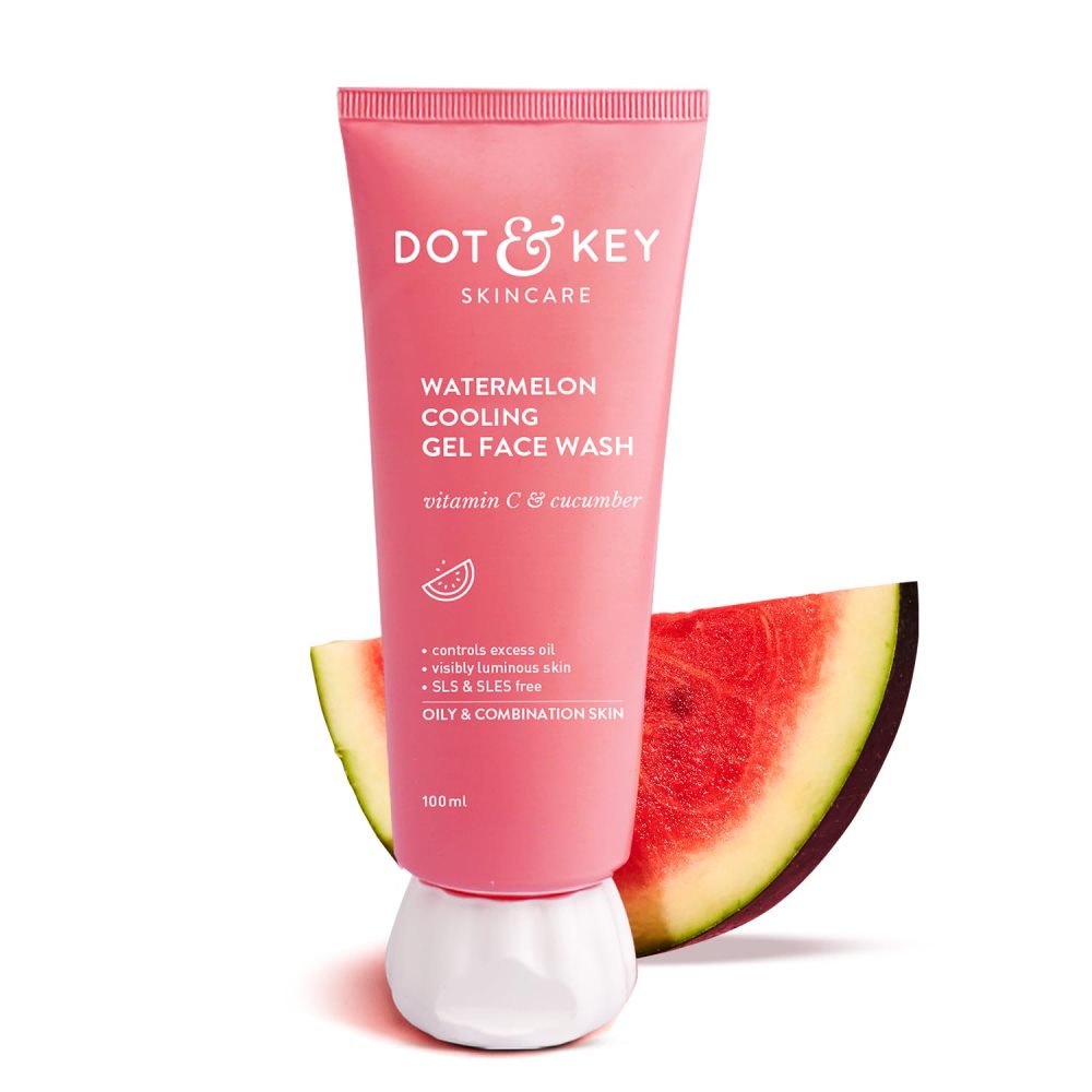 Dot & Key Watermelon Cooling Gel Face Wash with Vitamin C & Cucumber